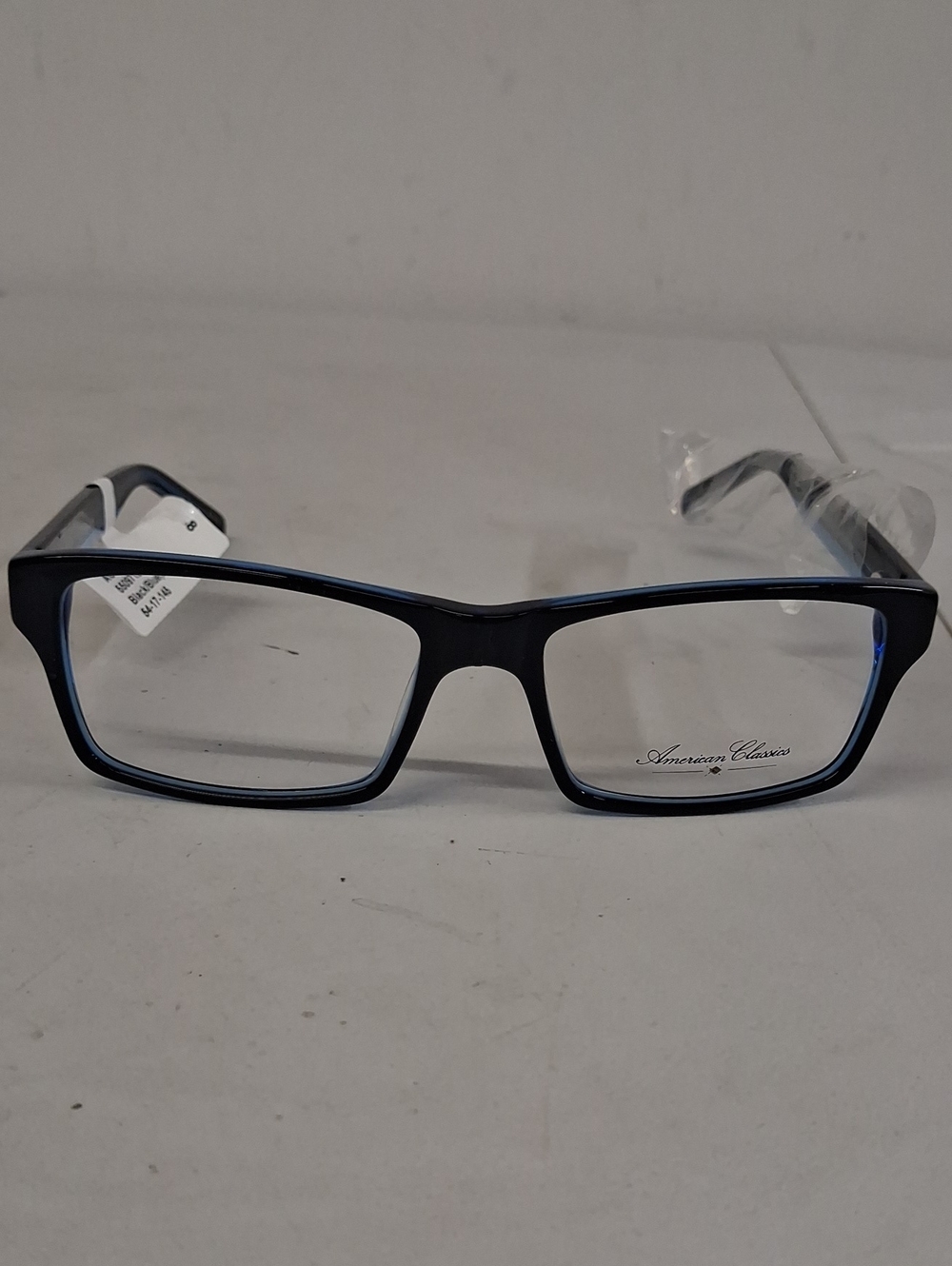 NWT Rxable Mens American Classics Carter Black/Blue Eyeglass Frames